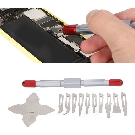 Kit d'outils de réparation électronique multifonctionnels K310 avec conception à double tête de serrage (1/5)