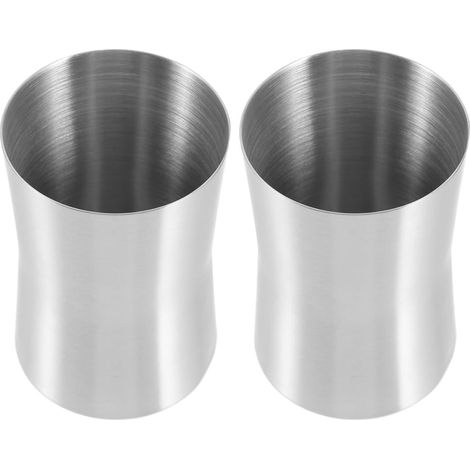 OUNONA 2 Gobelets incassables en acier inoxydable pour la salle les voyage (1/5)