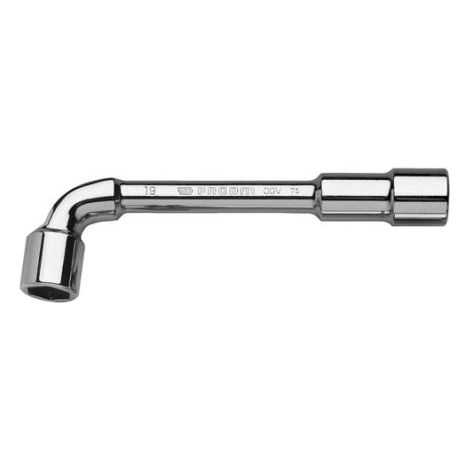 Facom – Clé à pipe 6 pans 3/8 – Tête courte traversante pour tiges filetées – Chromée satinée – Pour serrage puissant