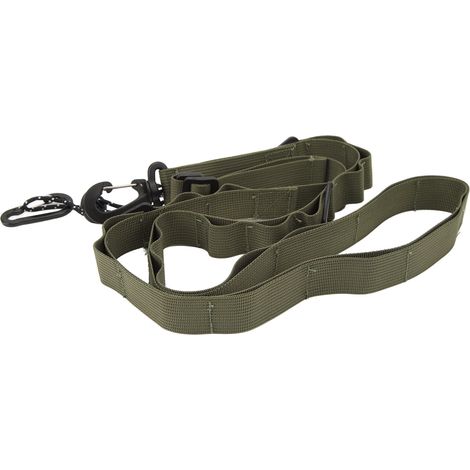 Sangle de rangement multifonctionnelle en nylon antidérapant avec anneau triangulaire pour accessoires de camping, verte (1/5)