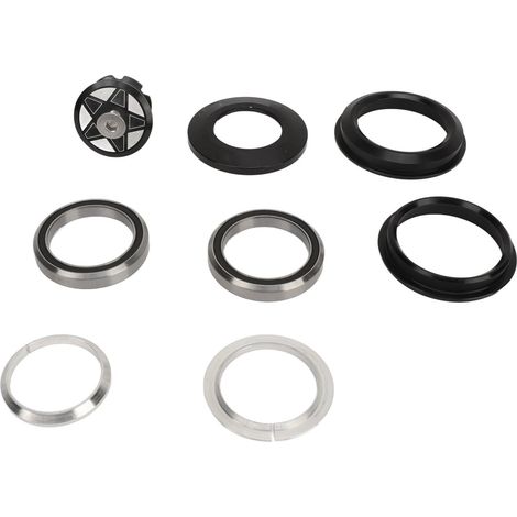 Jeu de cuvette de fourche avant vélo aluminium allié anodisé, entretoise de direction étanche, compatible cadre tube de direction conique 44-50,6mm (1/5)