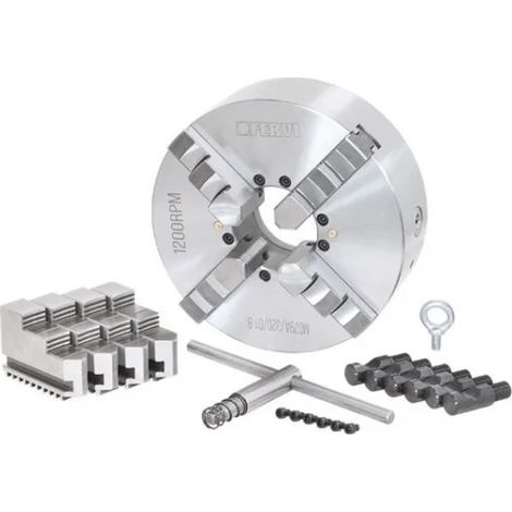 Fervi M079A/320/D1-8 Mandrino a 4+4 griffe di precisione autocentrante Camlock (1/4)