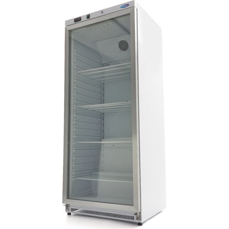 Réfrigérateur professionnel 600L avec porte en verre contrôle électronique de la température - Maxima