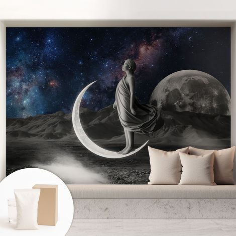 Tapete Vliestapete mit Kleber - Fototapete mit Motiv - Wandtapete modern - Wandgestaltung Nächtliche Träume 208x146 cm (1/5)