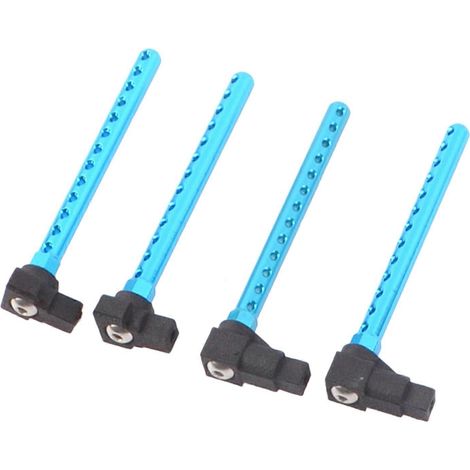 Kit de 4 rallonges de montage en alliage d'aluminium pour carrosserie TT01 TT-01 1/10 - Pièces pour voiture télécommandée - Accessoires (1/5)