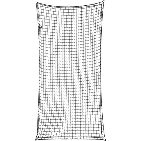 Anhängernetz mit schwarzer Gummischnur 4x2 m PP (1/5)