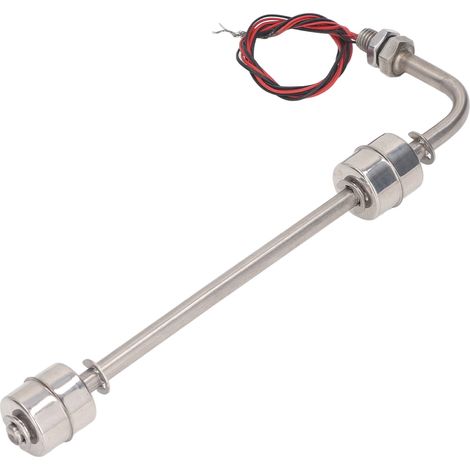 Doppelpunkt-Schwimmerschalter aus Edelstahl zur Wasserstandsregelung, AC/DC 0-110V Flüssigkeitssensor, 250 mm (9,8 Zoll). (1/5)