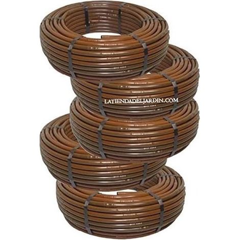 Pack 500m 16mm Tropfbewässerungsrohr 33cm braun