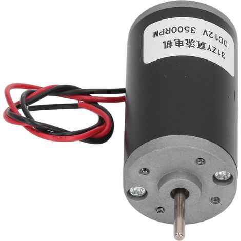 Moteur DC 12V 3500 tours/min à vitesse variable pour systèmes de chauffage, éclairage et ventilation, rotation horaire et anti-horaire (1/5)