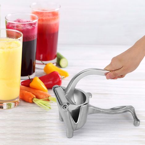 Tragbarer manueller Obstentsafter aus Aluminium, Zitronen- und Orangenpresse, Auspresswerkzeug (1/5)