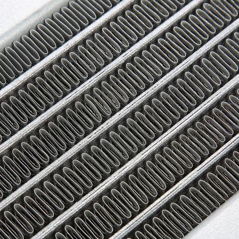 Radiateur de refroidissement d'huile moteur en aluminium 85ml pour moto cross 100CC-250CC, quad et dirt bike, argenté (1/5)