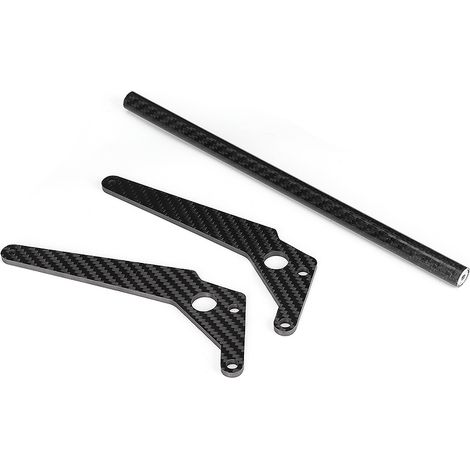 Support Téléphone Moto Fibre de Carbone 0.5in Support Guidon Chargeur USB Navigateur GPS Fixation (1/4)