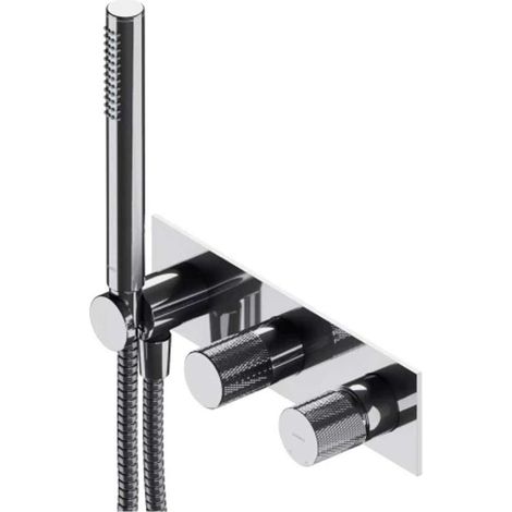 OMNIRES Contour - Unterputzarmatur mit Einbaukörper, für 2 Verbraucher, mit Zubehör, Chrom CT8035-1CR (1/2)