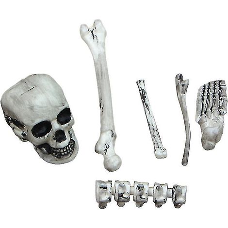 1 Set künstliche Totenköpfe für Halloween-Dekorationen