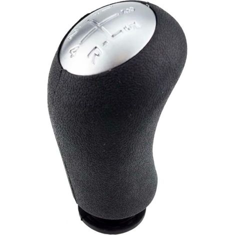 Pommeau de levier de vitesse manuel 5 vitesses pour Renault Clio III, Kangoo, Mégane II, Scénic II, Dacia Sandero et Logan – ABS noir brillant (1/4)