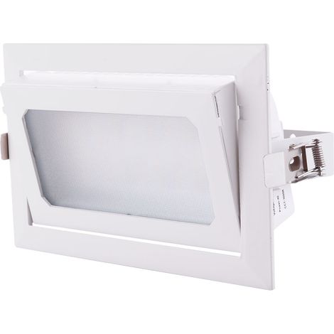 Foco Downlight LED 40W 6600Lm 2700ºK Rectangular Orientable 40.000H [HO-COB-R-OR-40W-WW]