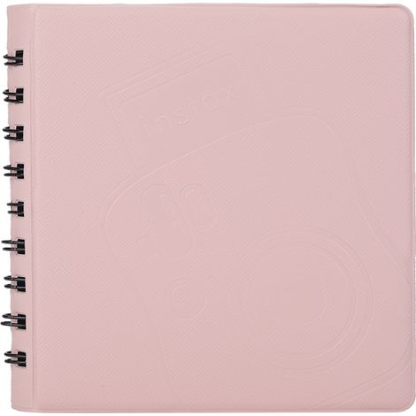 Album photo 68 poches, étui de rangement instantané pour films Fujifilm Instax Mini 7s/8 (Rose) (1/4)