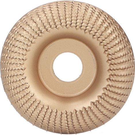 Disque de sculpture sur bois meule de façonnage en acier inoxydable pour meuleuses d'angle 22mm or
