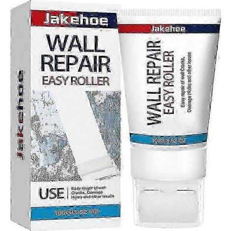 Rouleau simple de réparation murale Rollfixt, 2025 Nouveau petit rouleau pour la réparation des murs, pinceau pour peinture blanche et peinture latex (1/5)
