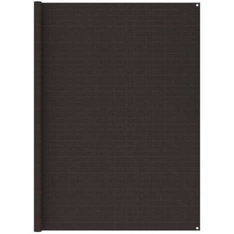 Tapis extérieur Tapis de tente Tapis de Camping 300x400 cm Marron 61925 (1/4)