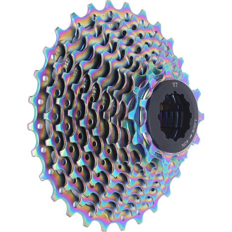 Cassette vélo pliant 11 vitesses 11T-28T pignon arc-en-ciel pour VTT (1/5)