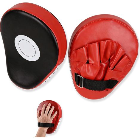 Box Pratzen Boxen Boxpratzen Handpratzen Gants de Boxe Boxe thaïlandaise, Karaté, MMA, Taekwondo Boxe pour Enfants et Adultes 1 pièces (1/5)