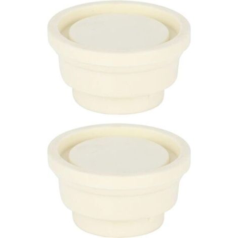 Bouchon D'échelle de Piscine, 2 Pièces Bouchon en Caoutchouc pour échelle de Piscine Accessoire de Piscine pour échelles de Piscine (1/4)