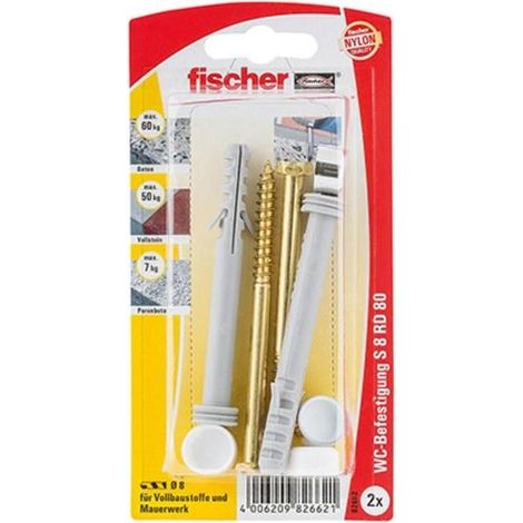 Fijaci贸n WC (2) FISCHER S8RD80CRK