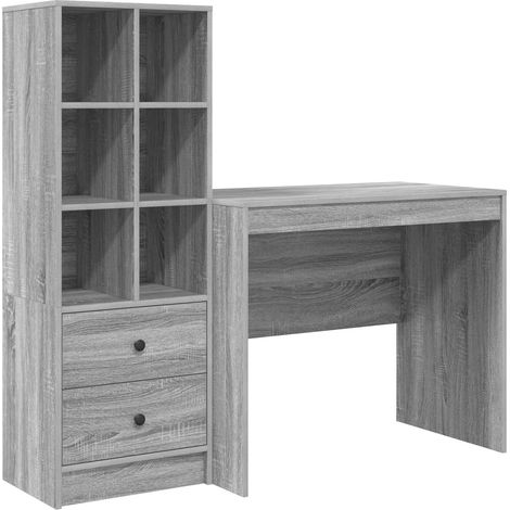 Maison Exclusive - Schreibtisch mit Schubladen mit Regal 2 pcs Gr