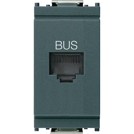 VIMAR - 16339 Presa RJ11 speciale per BUS grigio