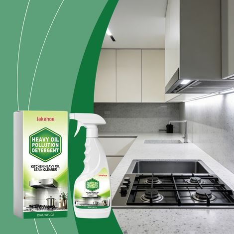 Küchenentfetter, hochwirksamer Herdreiniger, hinterlässt ein sauberes und schäumendes Ergebnis Dunstabzugshaubenreiniger, keine Demontage erforderlich – 355 ml -- BIEMMEDUE (1/5)