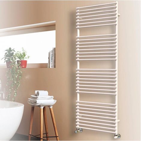 Radiatore scaldasalviette termoarredo GLORIA dim. 630x1750 mm - colore bianco RAL9010 3551666100116