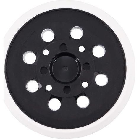 Plateau de Ponçage pour Bosch 125 mm avec Hook et Loop 8 Trous, dureté moyenne avec système accessoires pour ponceuse excentrique PEX 300/400 AE / 4000 AE/Advanced Orbit 18 (1/5)