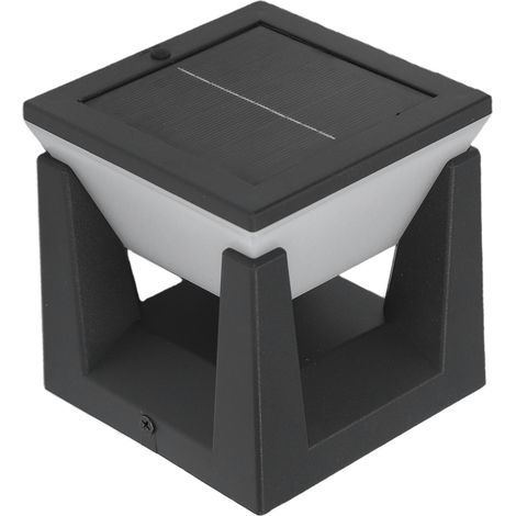Lampe solaire carrée de poteau extérieure pour colonne pilier F100 (1/5)