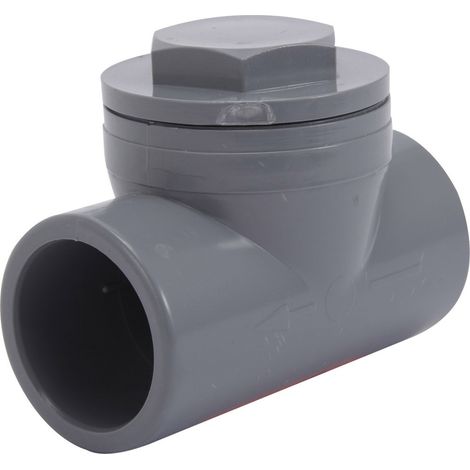 ø32 mm Clapet à battant pvc évacuation. - jardiboutique (1/3)