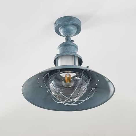 [NEUWERTIG] Lindby Deckenlampe Louisanne Deckenlampe Deckenlicht Lampe Industrie Stil Grau B-Ware
