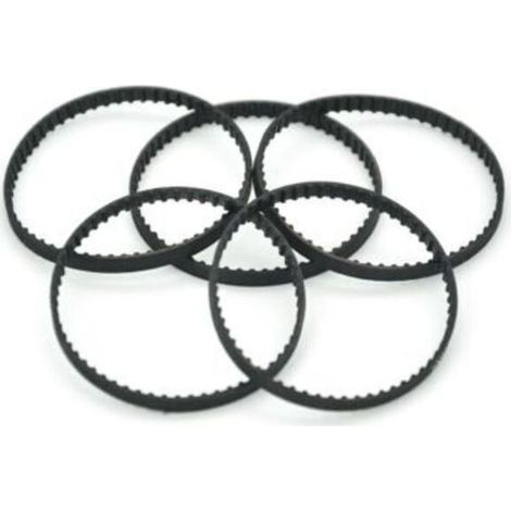 Courroie sans fin 227,584 mm de longueur 112 dents synchrone 3 mm de largeur courroie de distribution en boucle fermée paquet de 5 pièces (1/4)