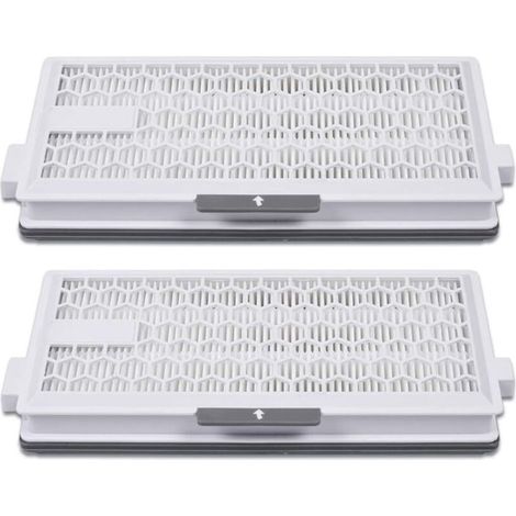 Filtre Aspirateur Air Clean Plus 50 pour Miele Complete C3 Powerline S8340 Filtre d'aspirateur, Air Clean SF-HA 50 pour Complete C2 C3 Compact C1 C2, lot de 2