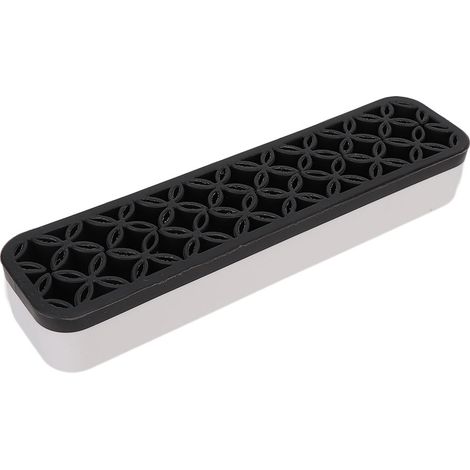 Boîte de rangement portable pour pinceaux de maquillage, stylos à ongles et outils (noir)