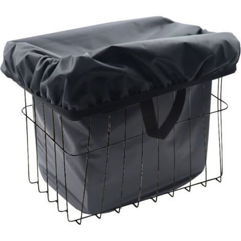 Housse salon de jardinHousse de panier de vélo noire, protection contre la neige, imperméable, antipoussière, légère, (1/4)