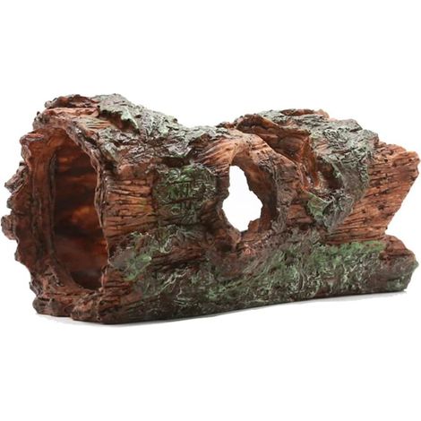 Résine pour décoration d'aquarium, grotte artificielle en bois d'épave de navire en résine. (1/4)