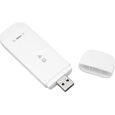 Point d'accès Wi-Fi mobile USB prenant en charge jusqu'à 10 appareils, protection multiple, routeur Wi-Fi portable 4G LTE Plug and Play avec emplacement pour carte microSD (1/5)