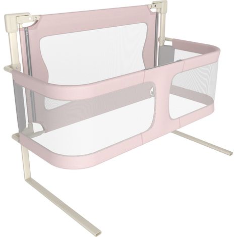 3 en 1 Berceau Cododo pour Bébé, berceau bébé evolutif, Hauteur Réglable, lit pliant bébé, Lit Cododo de Bébé, pour Les Bébés de 1 à 36 Mois, rose (1/5)