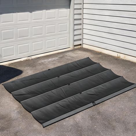 Tonnelle de jardin gris Foncé en polyester 392 x 350 x 5 cm (1/5)