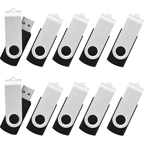 Clés USB Sunrain (lot de 10), 8 Go, USB 2.0 (1/5)