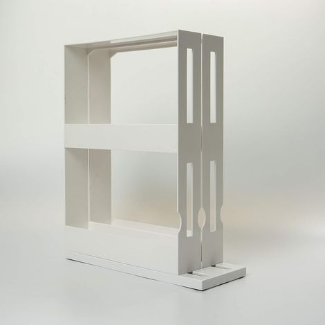 MINKUROW Especiero Organizador De 2 Niveles Especiero Plegable Especiero Estante Estante Giratorio Armario Estante Doble Organizador De Cocina Giratorio Especiero Para Botellas De Especias (1/5)