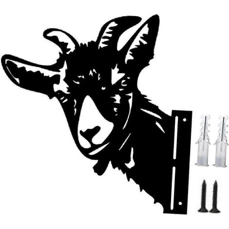 Tierfiguren aus Metall, Tiersilhouetten, Gartenstecker, Tierfiguren aus Metall für den Gartenzaun, Tiersilhouetten für den Rasen-cow (1/5)