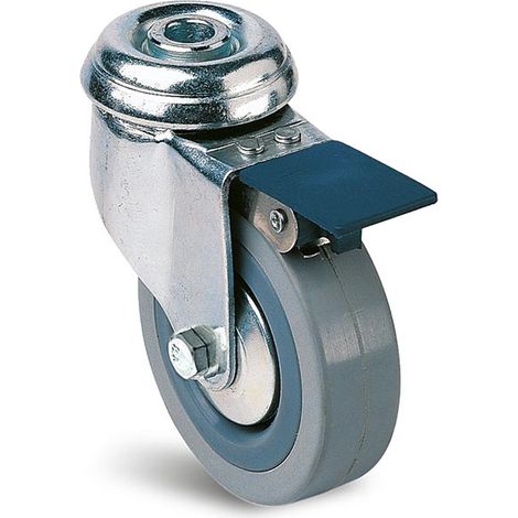Roulette Pivotante Novoplex 50mm a Oeil 40kg Frein Guitel