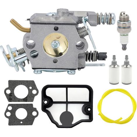 Les carburateurs 530071345 530071987 conviennent aux tronçonneuses Husqvarna 136 137 141 142. Ce sont des carburateurs universels pour tronçonneuses Husqvarna. (1/5)