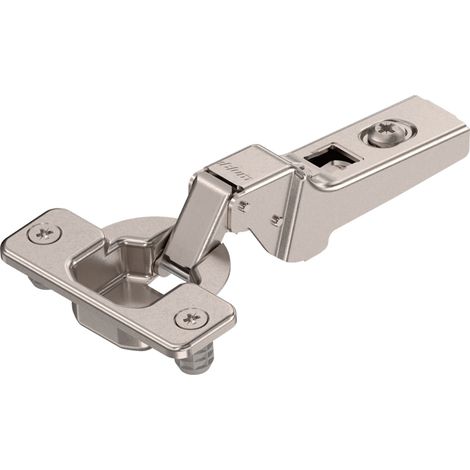 BLUM CLIP Standardscharnier 100°, 9,5mm gekröpft mit Feder, Einpressen (1/2)